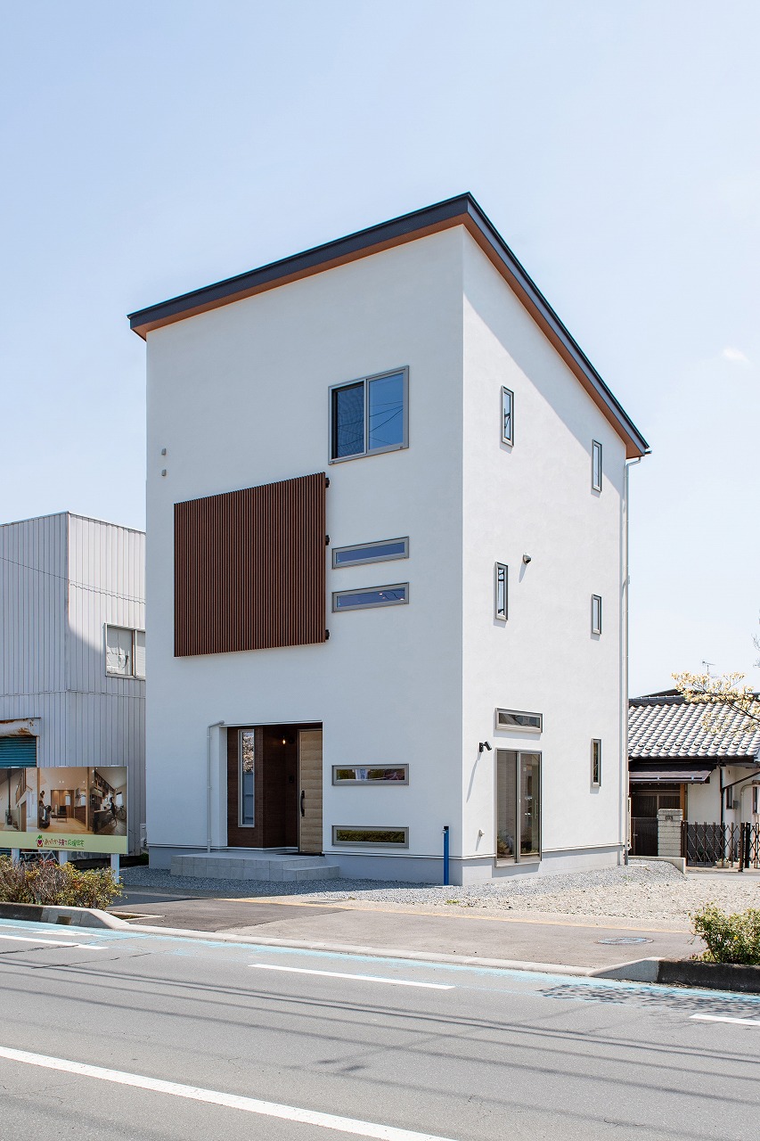 土間がある3階建ての家【長野市】