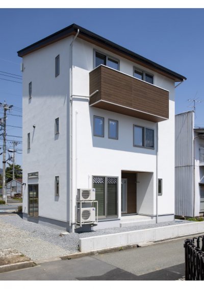 土間がある3階建ての家【長野市】