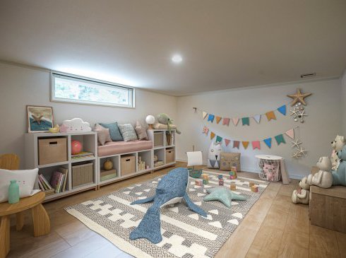 大きな収納を兼ね備えた部屋