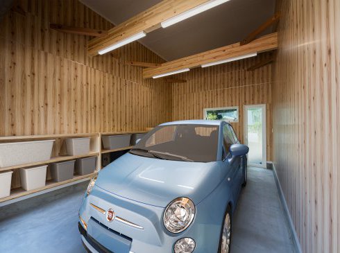 趣味の空間としても利用可能なビルトインガレージ