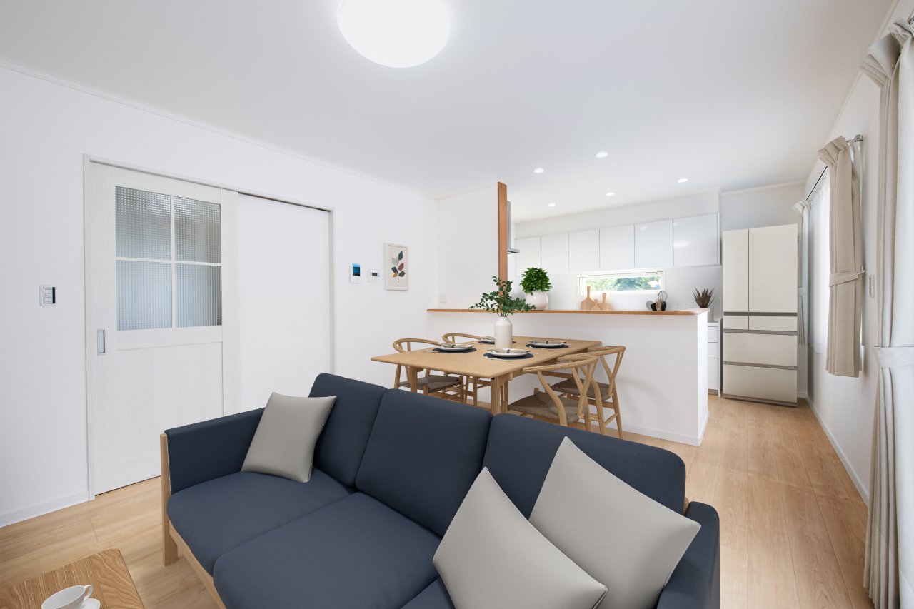 家事ラク動線を実現したオープンキッチン