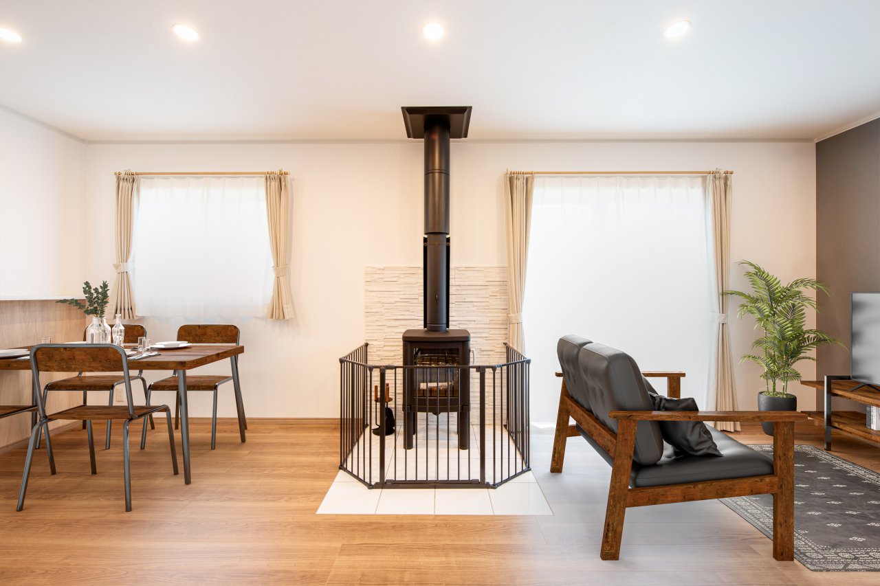 薪ストーブのある住まい【松本市】