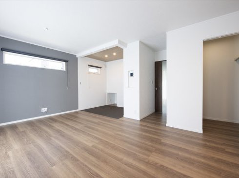 清流栗色柄の和紙畳コーナー