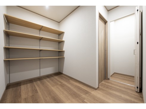 豊富な収納スペース