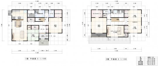 広々プライベート空間を確保した安心収納の２世帯住宅