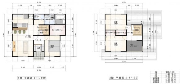 広々バルコニーのあるカウンターキッチンの家