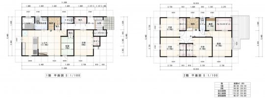 家族のパーソナルスペースを大事にする5LDKの家