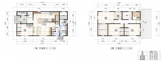 シューズクロークのある空間を余すことなく活用した明るいカウンターのある住まい
