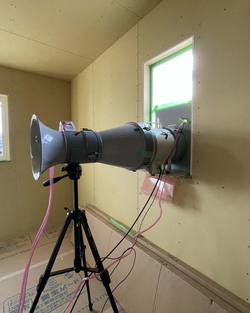 全棟気密測定の品質確保