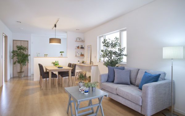 開放感あるいつでも明るいLDK