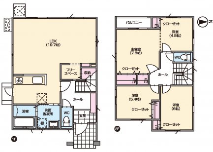 リビングに趣味の部屋を設けたユーティリティな住まい