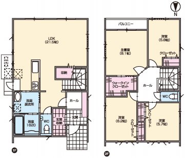 収納たっぷりでおしゃれを楽しむ住まい