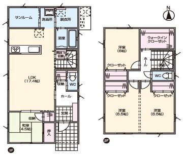 余裕のある洋室と収納で暮らしやすい住まい