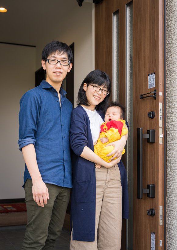 間取りと内装デザインにこだわった 書斎のある和モダンの家