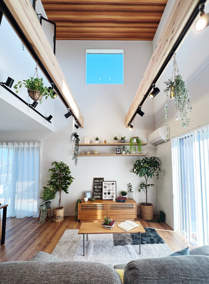 家事効率を考えた回遊動線が魅力の住まい