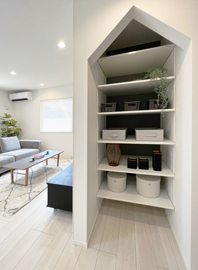 シンプルの中にさりげない個性をちりばめた機能的な住まい