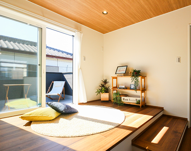 フレキシブルな使い方ができる2階のセカンドリビング
