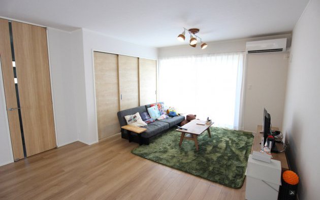 広くて明るいリビングのあるお家ができました