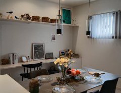 モデルハウスの飾りつけ