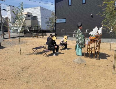 【地鎮祭】 4/12(日) 香川県東かがわ市M様邸　地鎮祭を執り行いました！