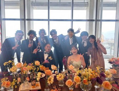 結婚式に参加しました