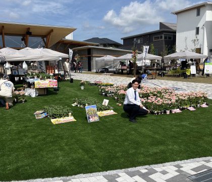 箕面展示場でフェス
