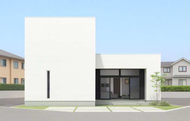 ✓シャープなラインが美しい洗練された外観デザイン

清廉なホワイトのボックス形状に、引き締まったブラックを大胆に配したスタイリッシュな佇まい。