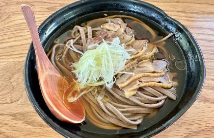 山形の夏は冷たい肉そば